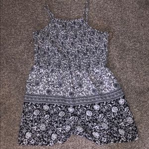 Black and white floral romper from Kohl’s